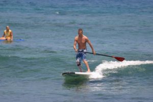Learning how to manuver your stand up paddle board will help you catch more waves.