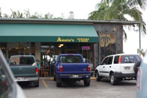 Storefront of Annies Island Fresh Burgers